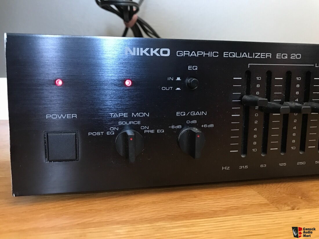 Bedrift stivhed program 1984 Nikko EQ 20 Stereo 10 Band Graphic Equalizer static free  sliders===includes shipping Photo #1480103 - US Audio Mart