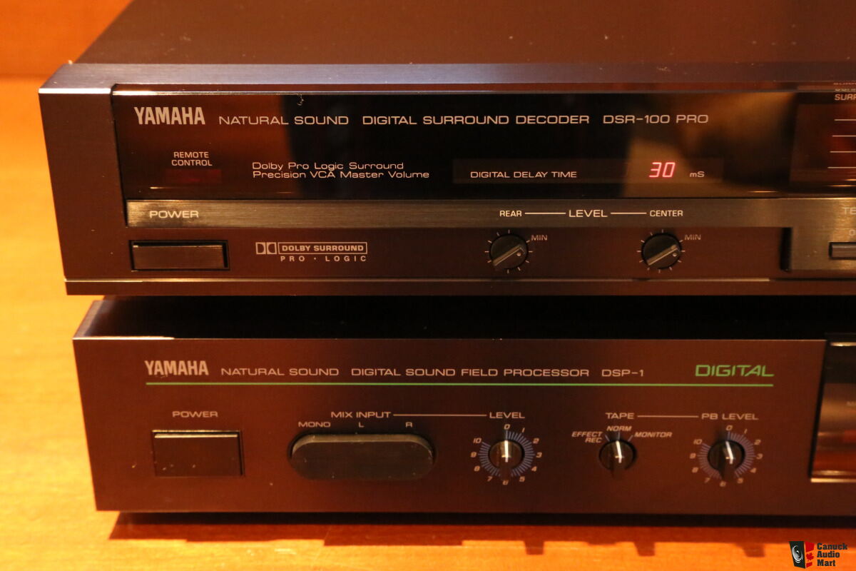 Yamaha DSP-1 and DSR-100 Surround Processor package Photo #1481816