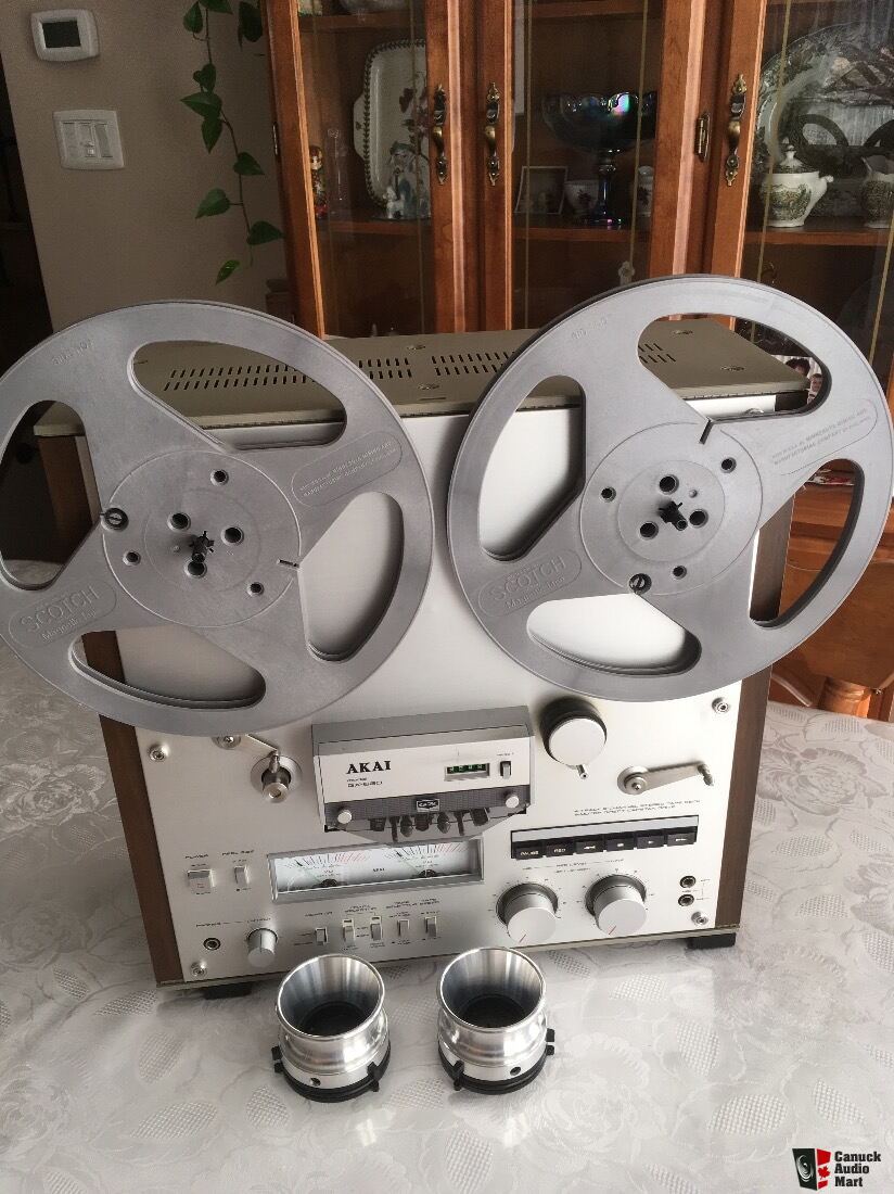 Akai GX-620 Reel to Reel 10 1/2 reels, Glass heads, two speed, various lot  of tapes For Sale Or Trade - Canuck Audio Mart