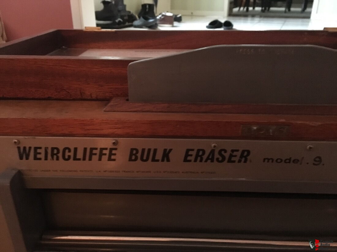 WEIRCLIFFE magnetic Tape Bulk Eraser Model 9 For Sale - Canuck Audio Mart