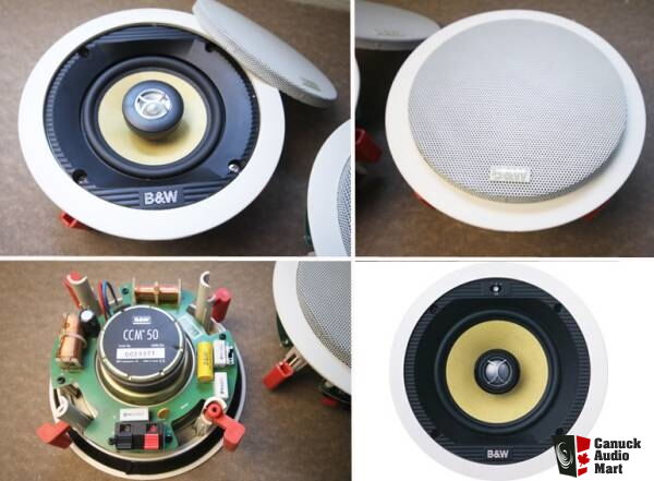 B\u0026W CCM-50 In ceiling speakers (Pair 