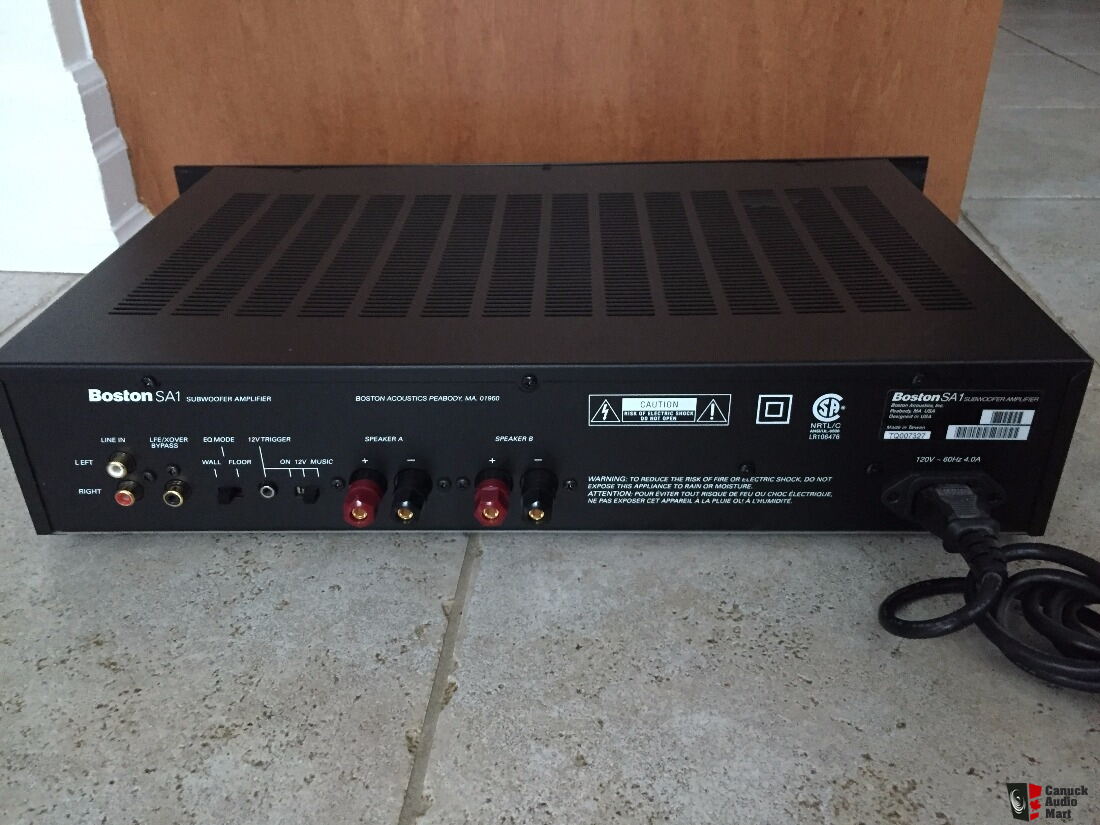 boston acoustics subwoofer amplifier