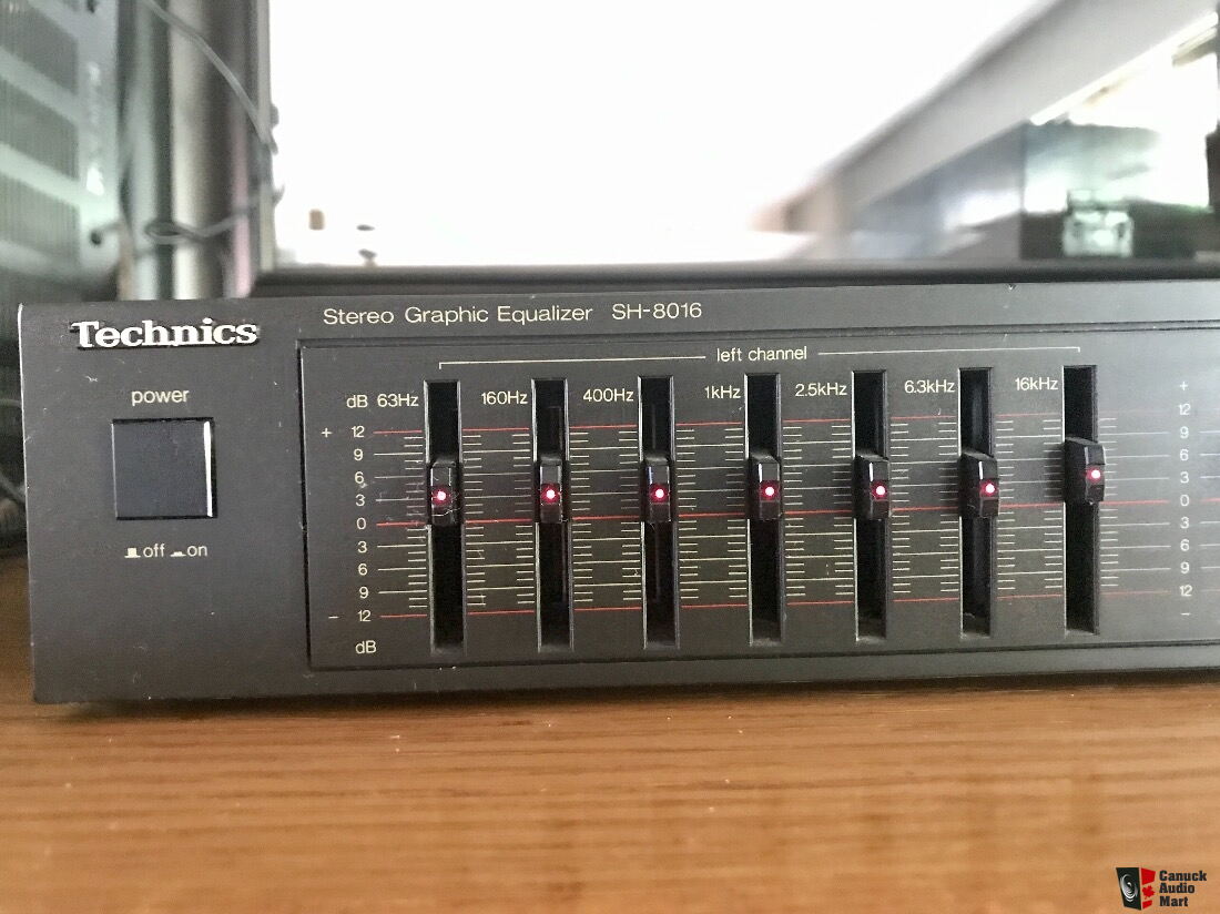 1987 Technics SH-8016 stereo Graphic Equalizer. 7 Band works A1 