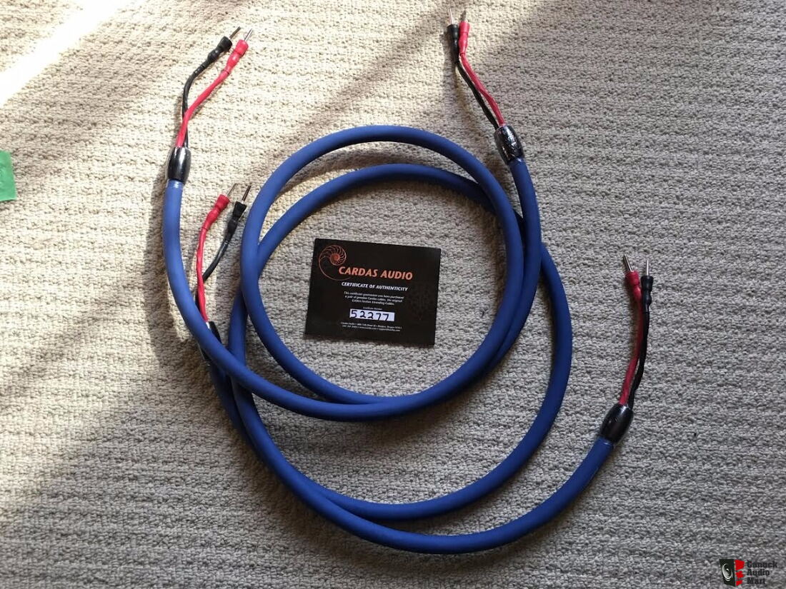 Cardas Clear Light speaker cables - Like new - 2M w/bananas Photo