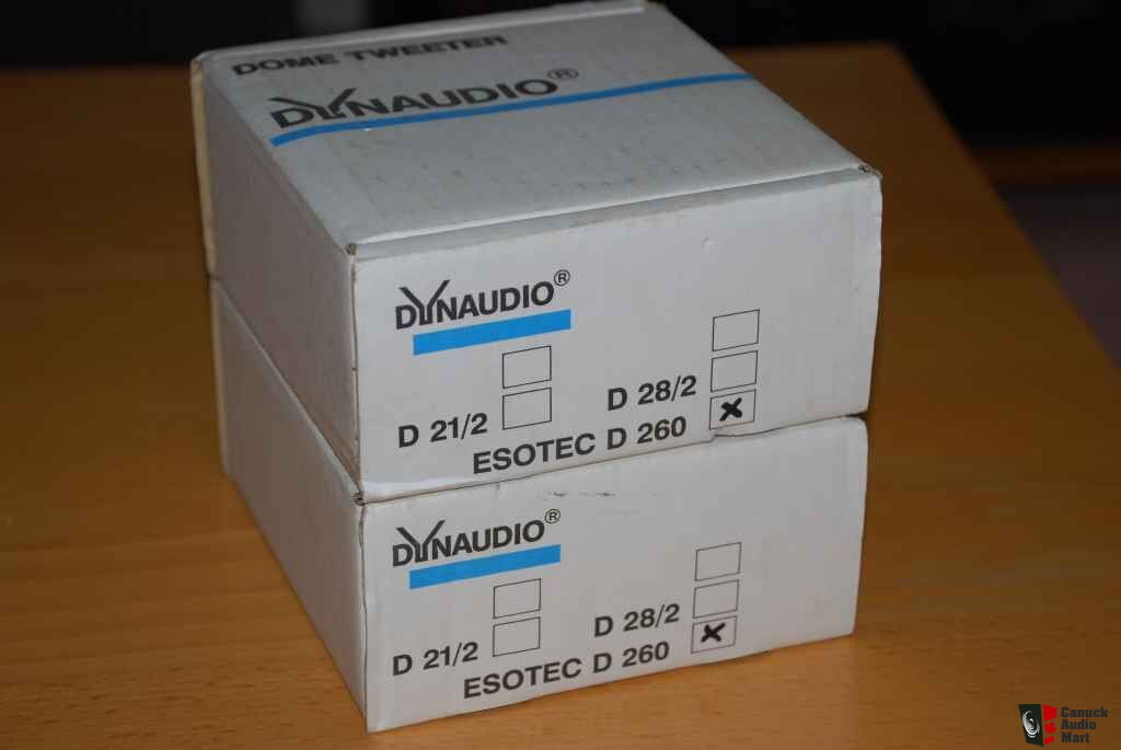 SOLD - FOR FEEDBACK ONLY Legendary Dynaudio D260 Esotec Tweeters