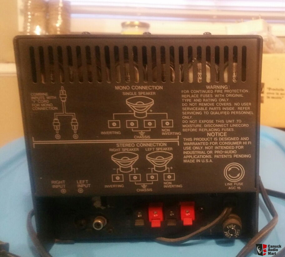 Carver M400a amplifier for sale. Not working Photo #1584552 - US Audio Mart