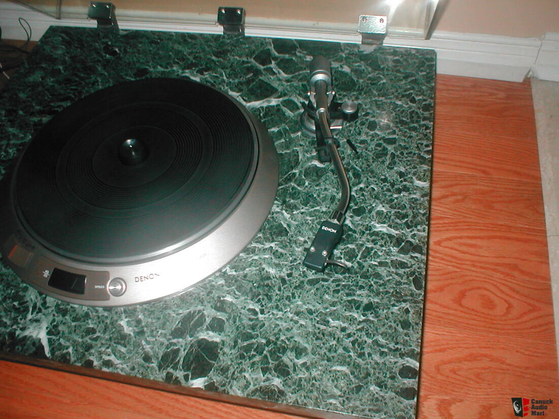 Denon DP-1600 turntable with huge marble plinth Photo #1585433