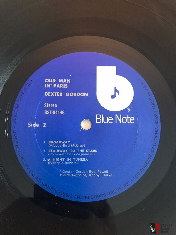 Dexter Gordon Our Man In Paris Blue Note Later Pressing - 