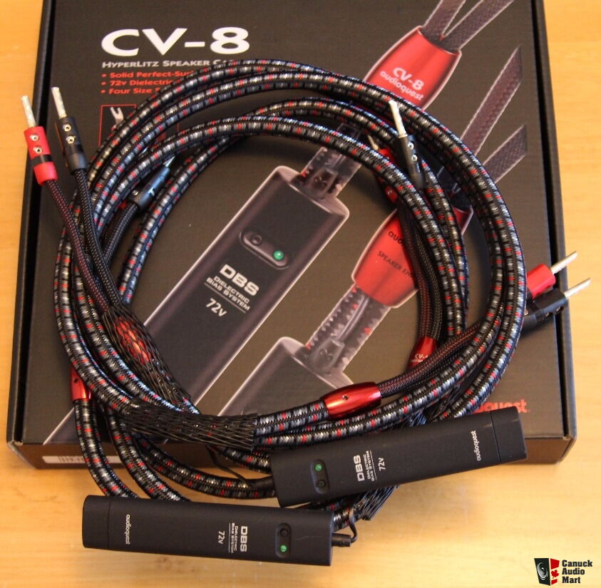 Audioquest CV-8 Speaker Cables For Sale - Canuck Audio Mart