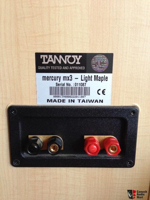 Tannoy Mercury mx3 Floor Standing Speakers - Light Maple Photo