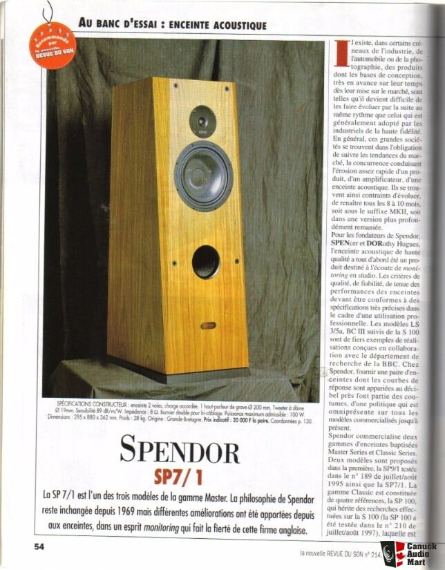 spendor sp 7