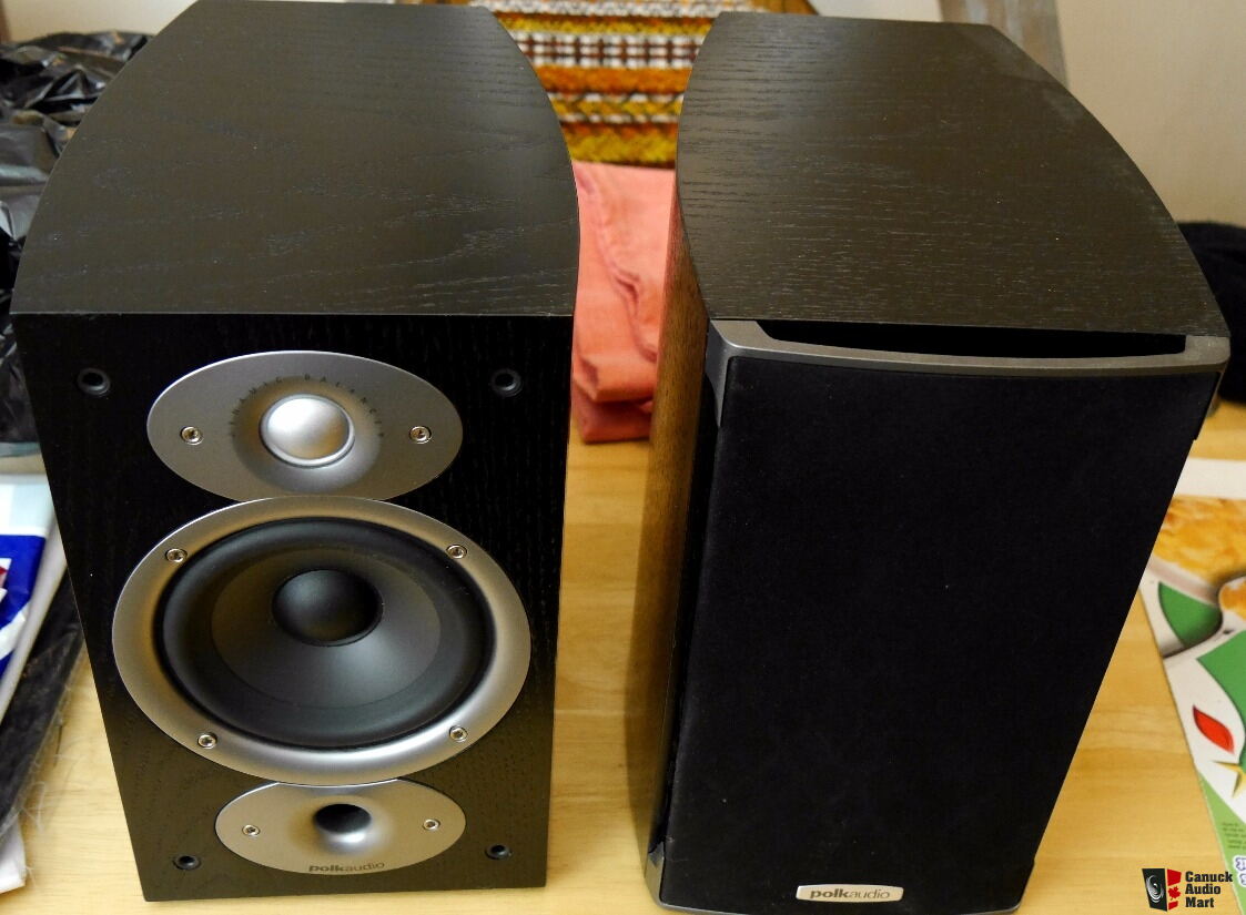 Polk Audio Rtia1 Bookshelf Speakers Black Photo 1623574