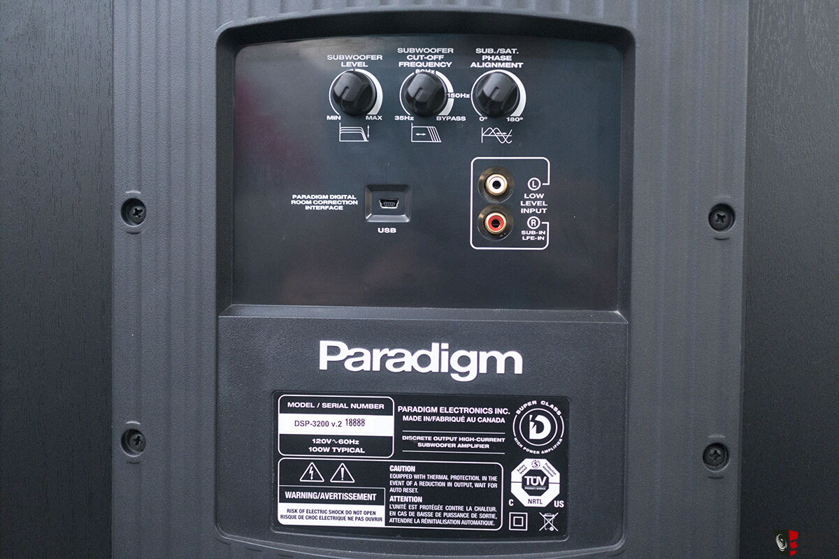 paradigm 3200 subwoofer