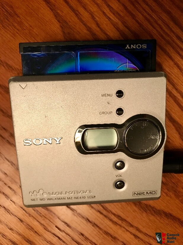 Sony Net MD Walkman player MZ-NE410 works A1 Photo