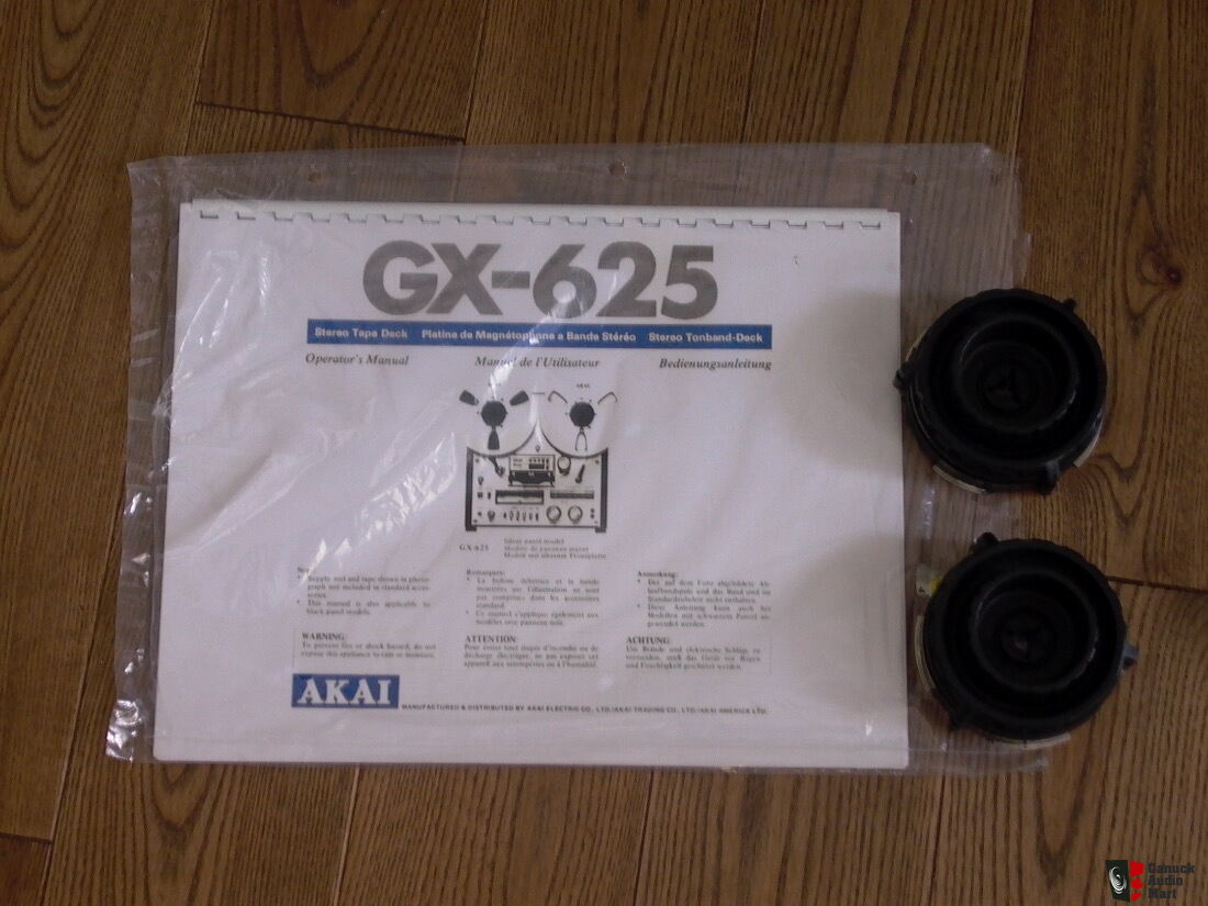 Operator‘s Manual-Bedienungsanleitung für Akai GX-625 