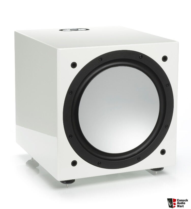 MONITOR AUDIO Silver W12 Subwoofer Brand NewinBox; 5 Yr. Warranty