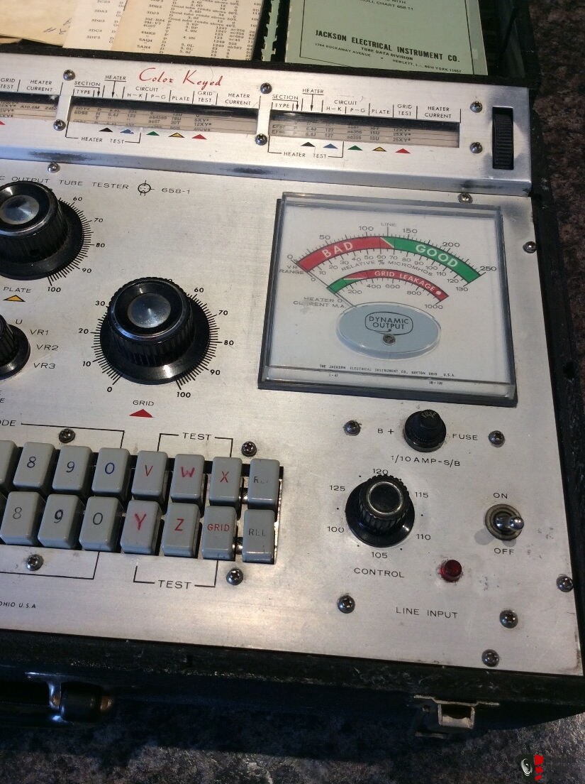 TUBE TESTER, JACKSON 6581, clean, complete, calibrated Photo 1638717