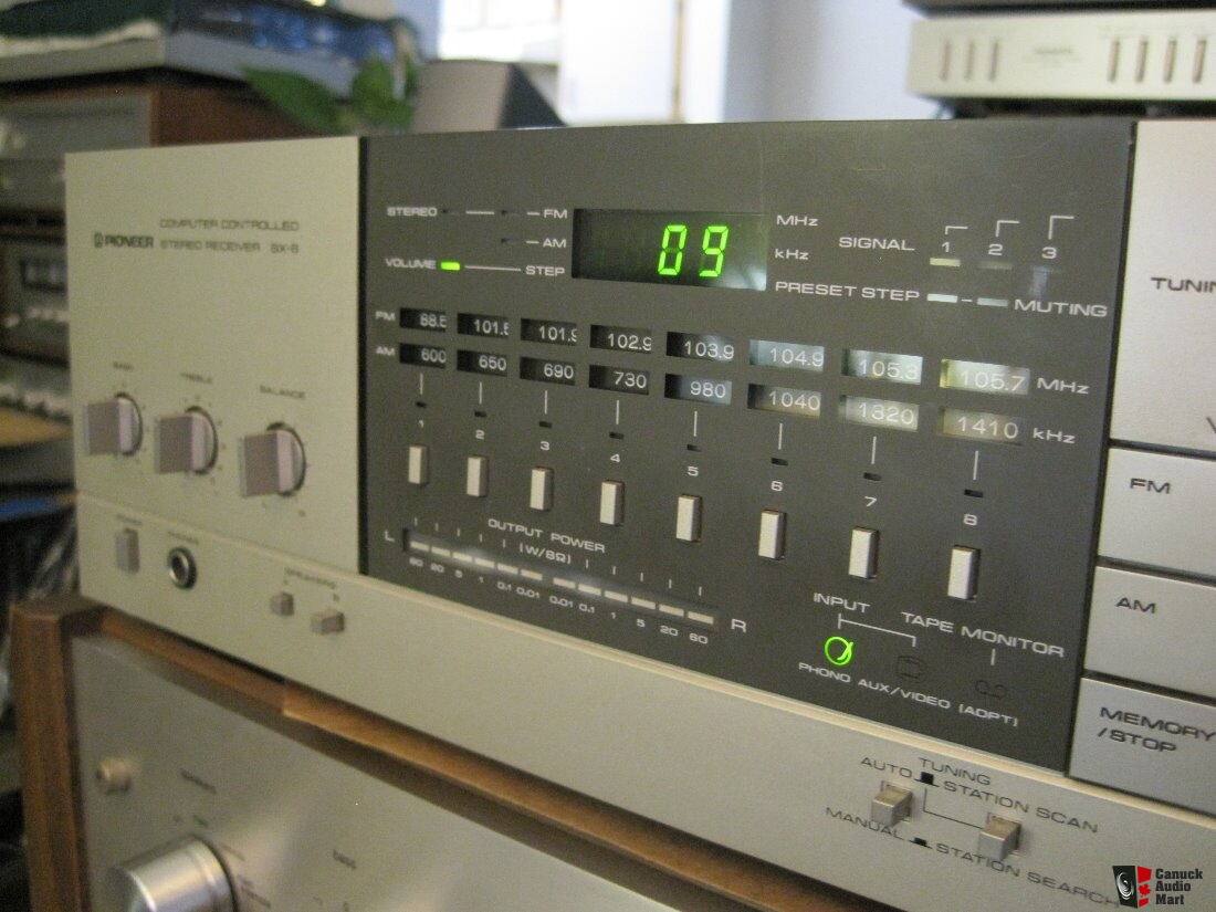 Pioneer SX-6 Stereo Receiver Photo #1659096 - Canuck Audio Mart