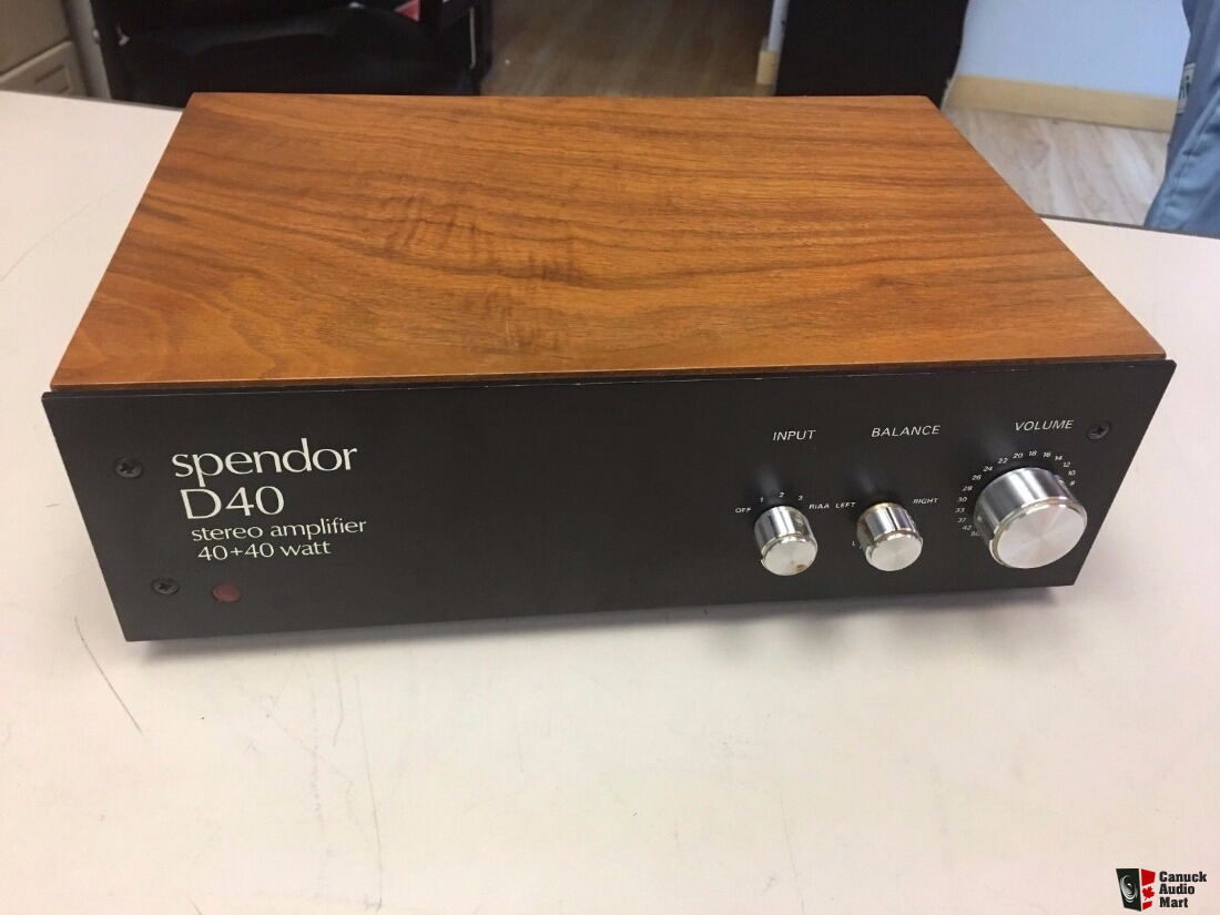 spendor d40 amplifier