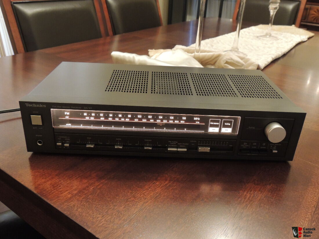 Technics SA-121 AM/FM Analog Stereo Receiver- 50 Watts/ch, Phono In ...