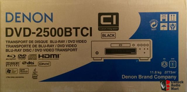Sentido táctil deuda exceso Denon DVD-2500BTCI Blu-ray / DVD / CD Transport Photo #1725981 - US Audio  Mart