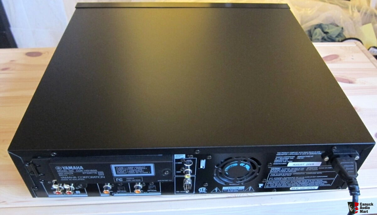 Yamaha CDR-HD1500 Mastering Quality Hi-End CD Recorder CD Player