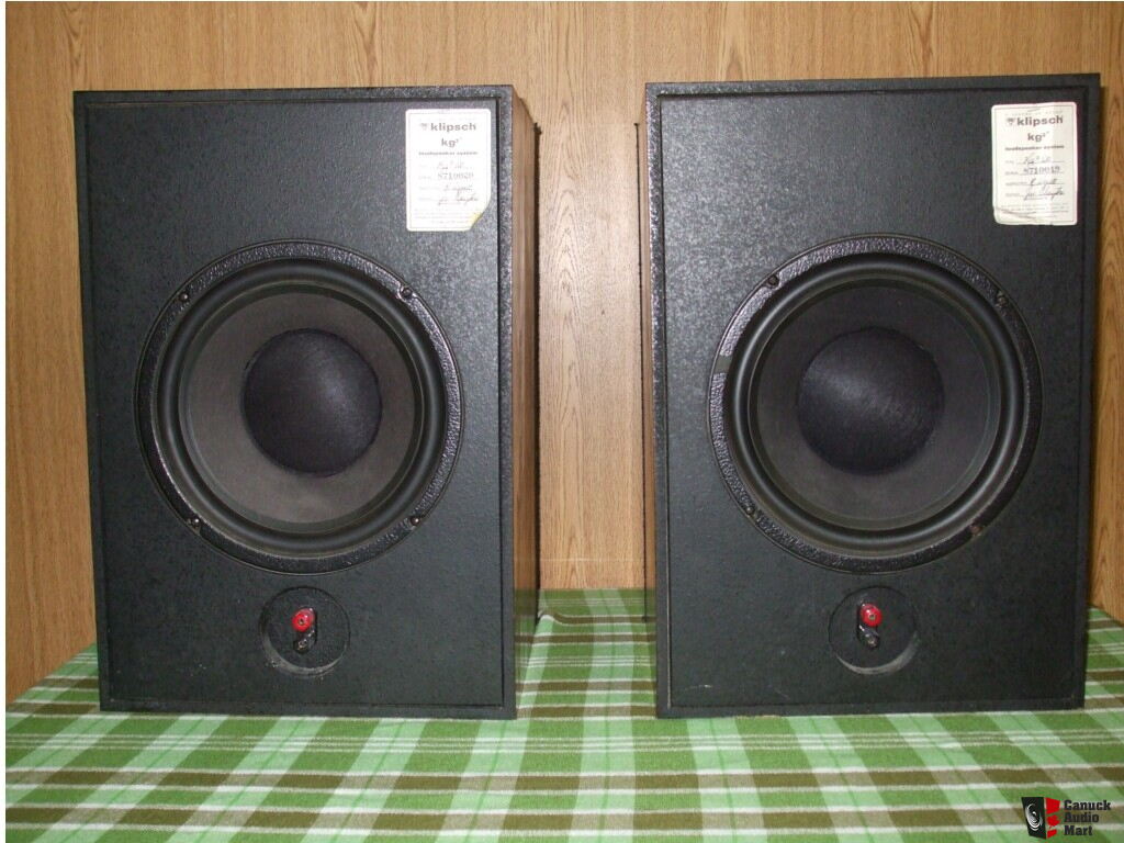 Klipsch KG2 Squared 2 Way Audiophile Quality Speakers Photo 173786 Klipsch kg2 squared 2 way audiophile quality speakers photo 173786