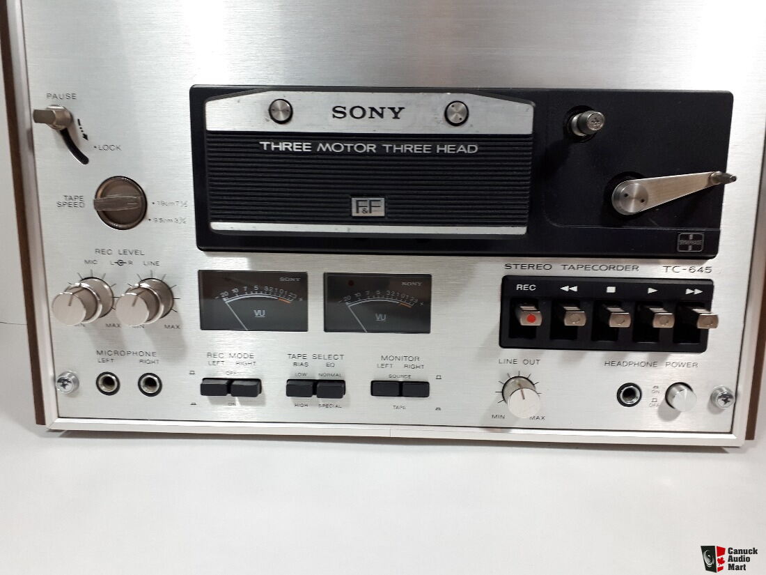Sony Tc-645 Reel to Reel Tape recorder/player Photo #1750640 - Canuck Audio  Mart