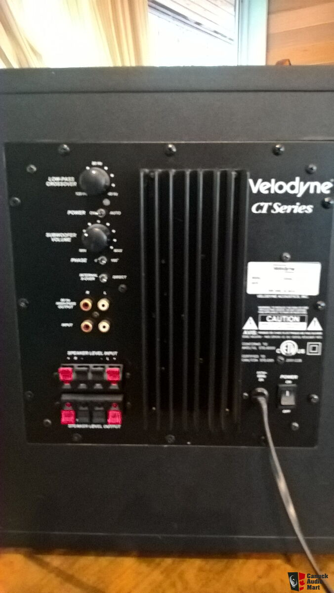 velodyne ct 100 subwoofer