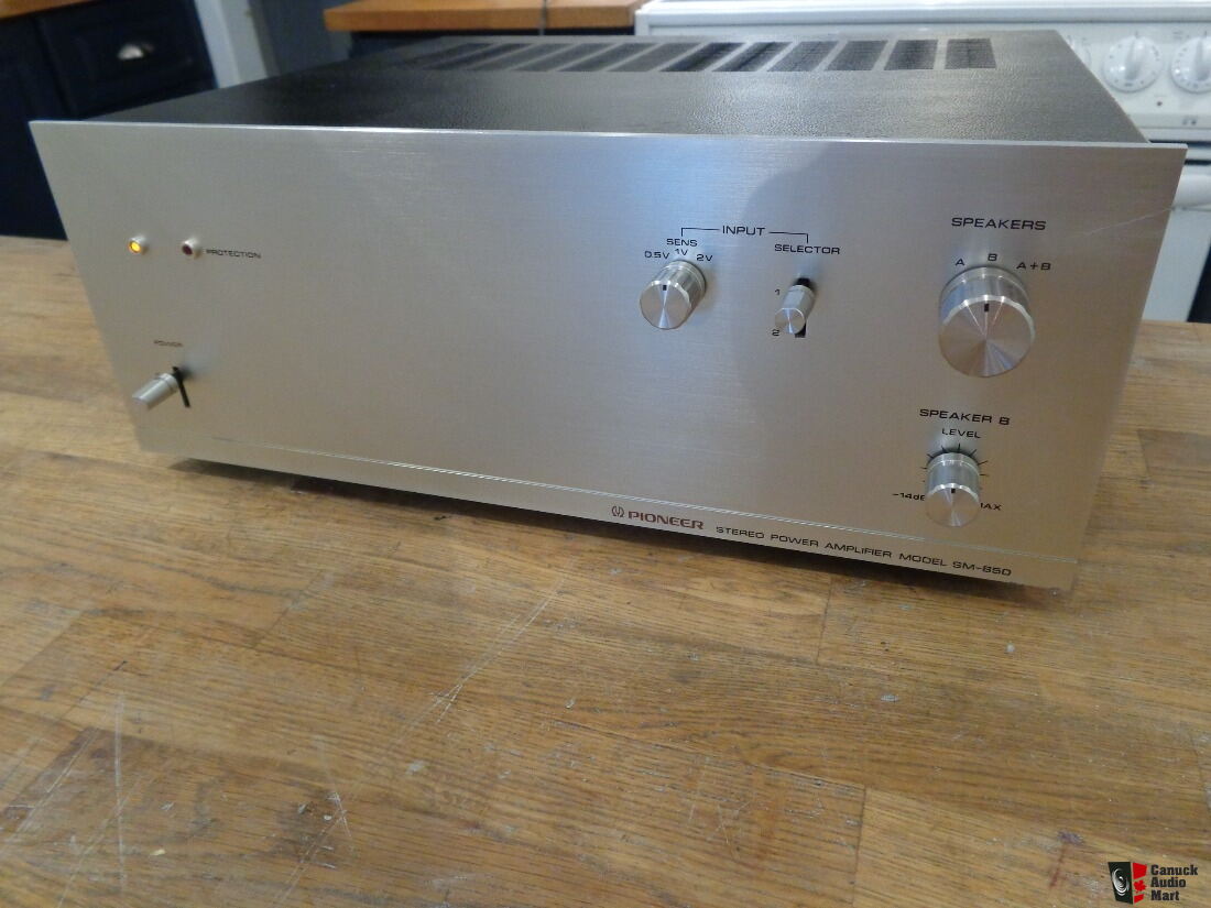 Vintage Pioneer SM-850 POWER Amp SPEC-1 SPEC-2 SPEC-4 FIT Photo