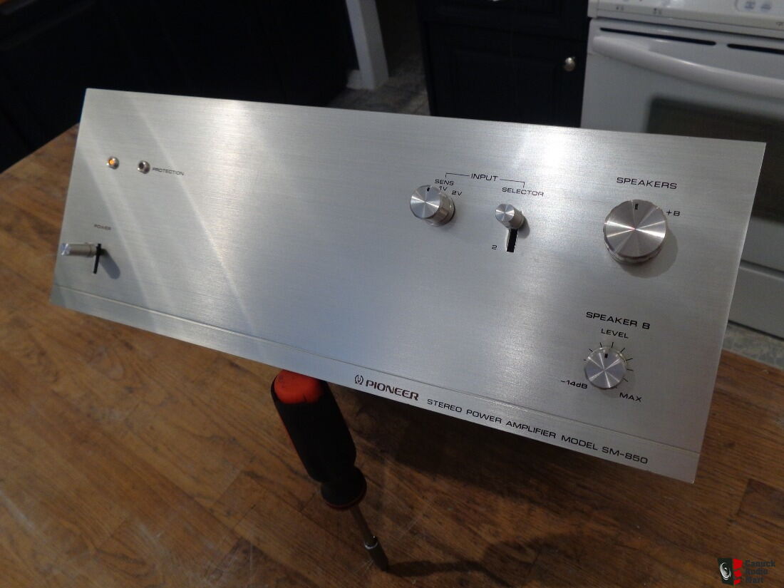 Vintage Pioneer SM-850 POWER Amp SPEC-1 SPEC-2 SPEC-4 FIT Photo