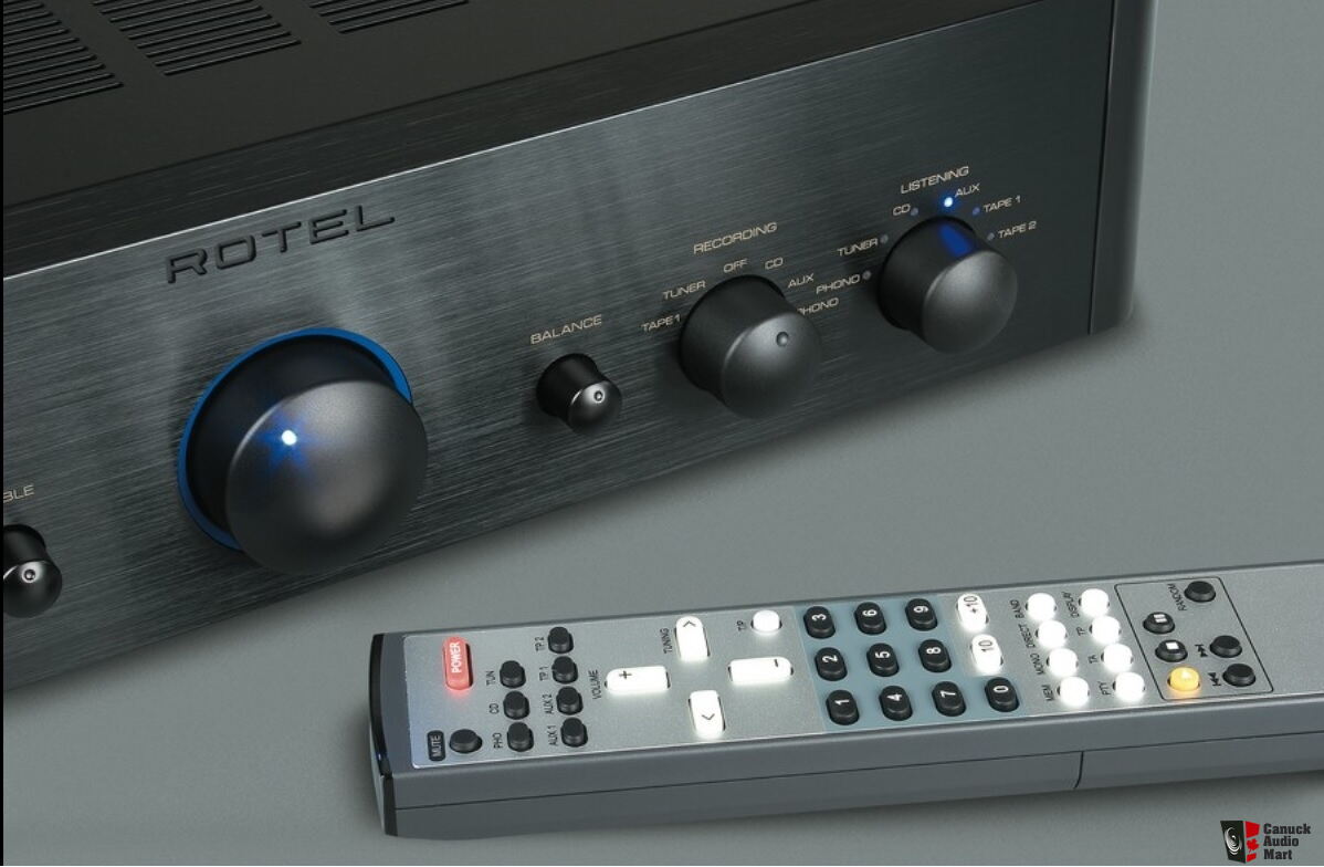 Rotel RA-1520 (Black) Integrated Amplifiers in pristine condition