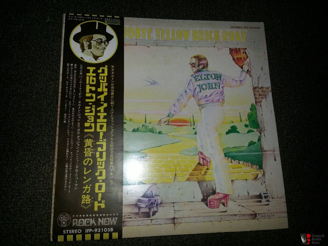 Elton John Goodbye Yellow Brick Road Japanese Pressing Photo Canuck Audio Mart