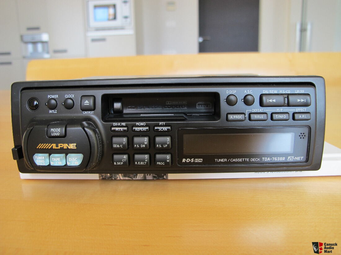 Alpine TDA-7638R Cassette Deck / Tuner NEW Photo #1762055 - Aussie