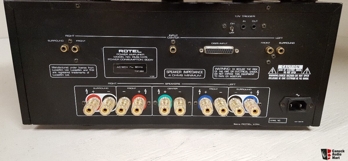 Rotel RMB-1075 Power Amplifier Photo #1764763 - Canuck Audio Mart