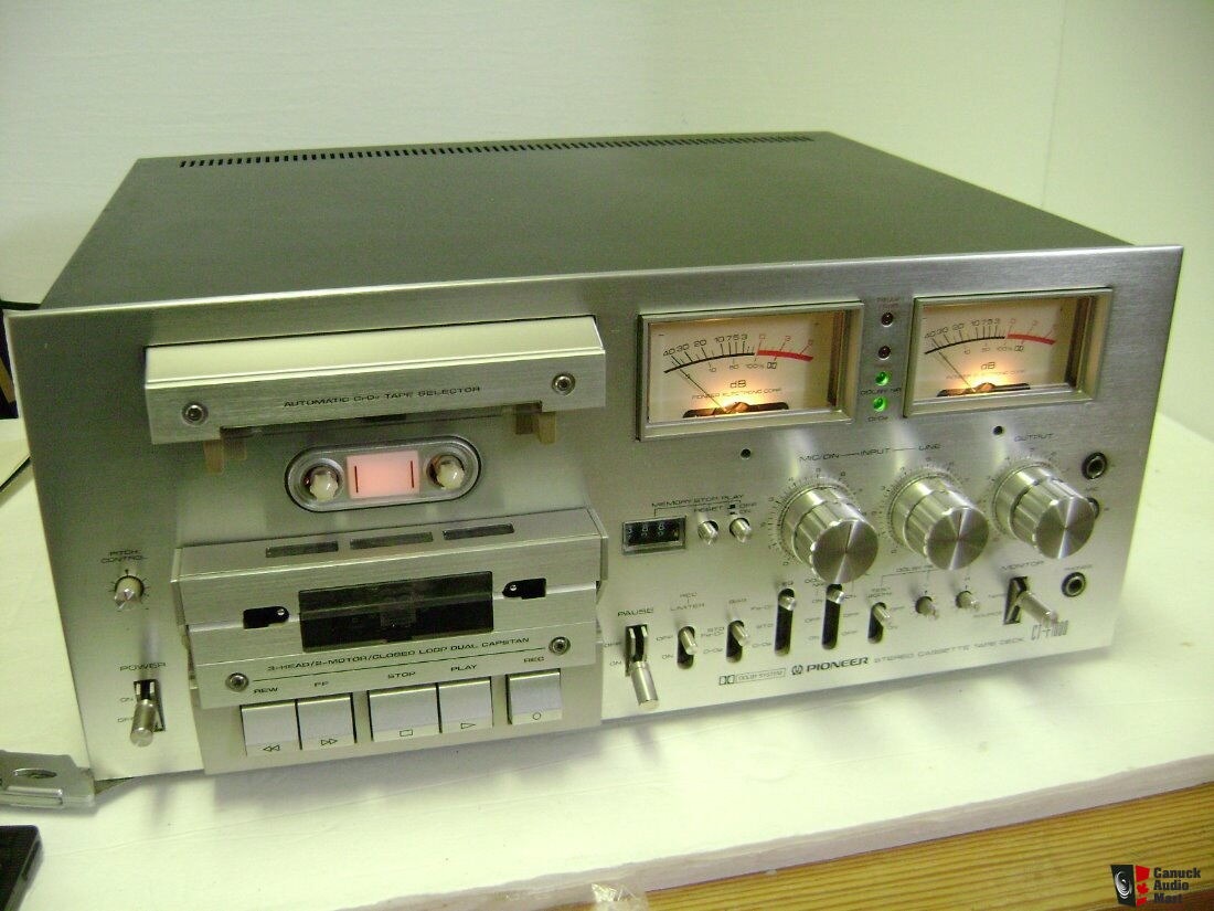 Pioneer 3head CTF1000 cassette deck w/ manual NEW BELTS! Photo