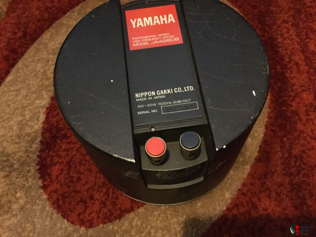 Yamaha JA-4280B Compression Drivers Pair Altec 7's 511B Horns