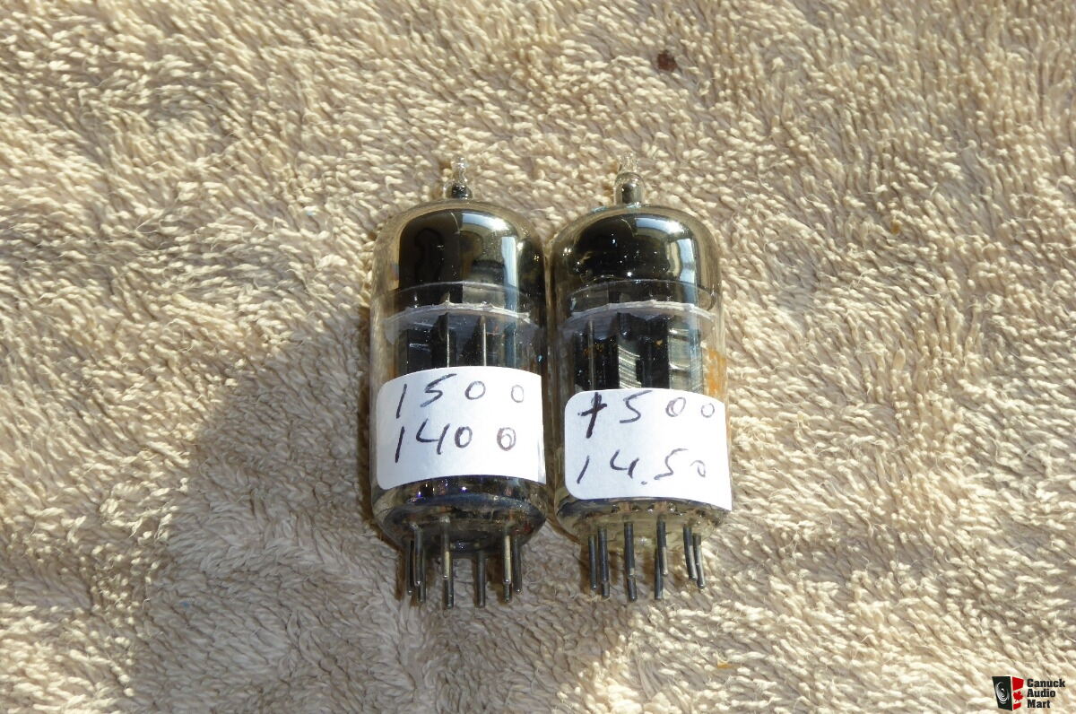 Tubes RCA 5751, 3 mica black plate red letter pair Photo #1776758 ...