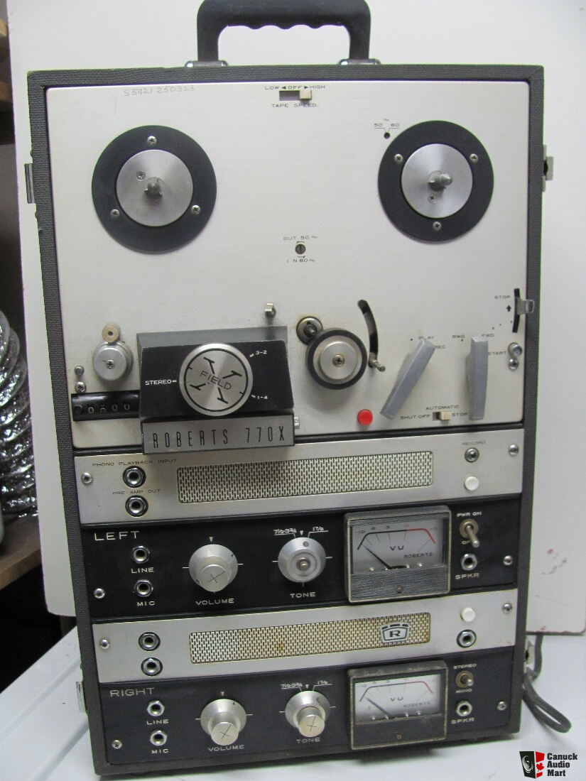 Vintage Roberts 770X Tube Reel to Reel Player for parts or repair Photo  #1791250 - US Audio Mart