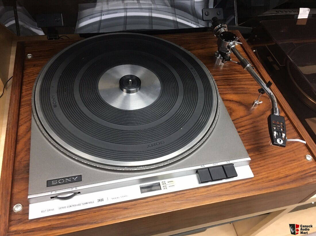 Vintage Sony PS-2400 turntable (1971) - Extremely Rare- Fully