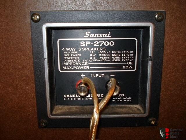 Sansui sales sp 2700