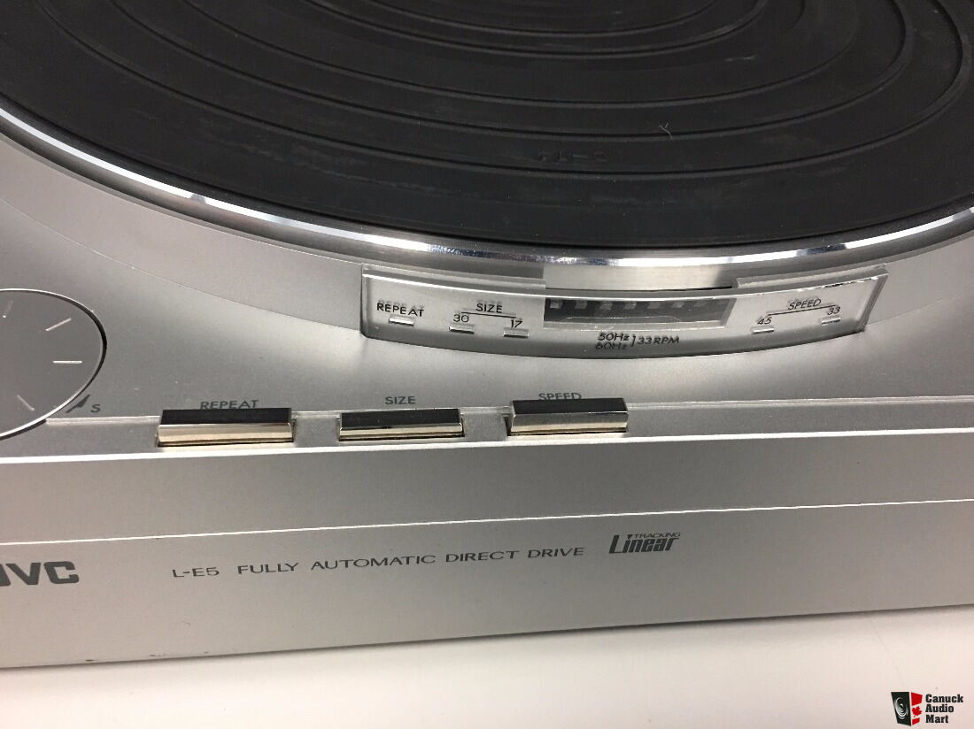 Nice Jvc L E5 Linear Direct Drive Turntable Fully Cleaned And Tested