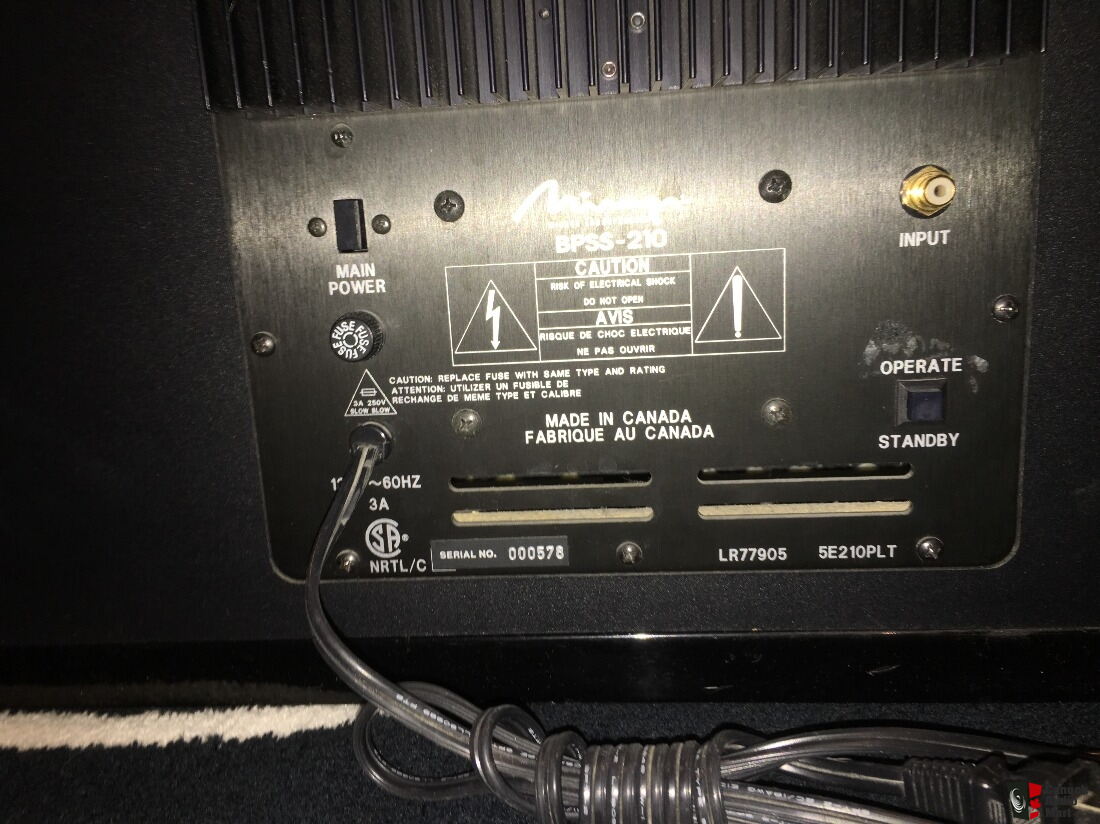 Mirage BPSS  x2 For Sale   Canuck Audio Mart