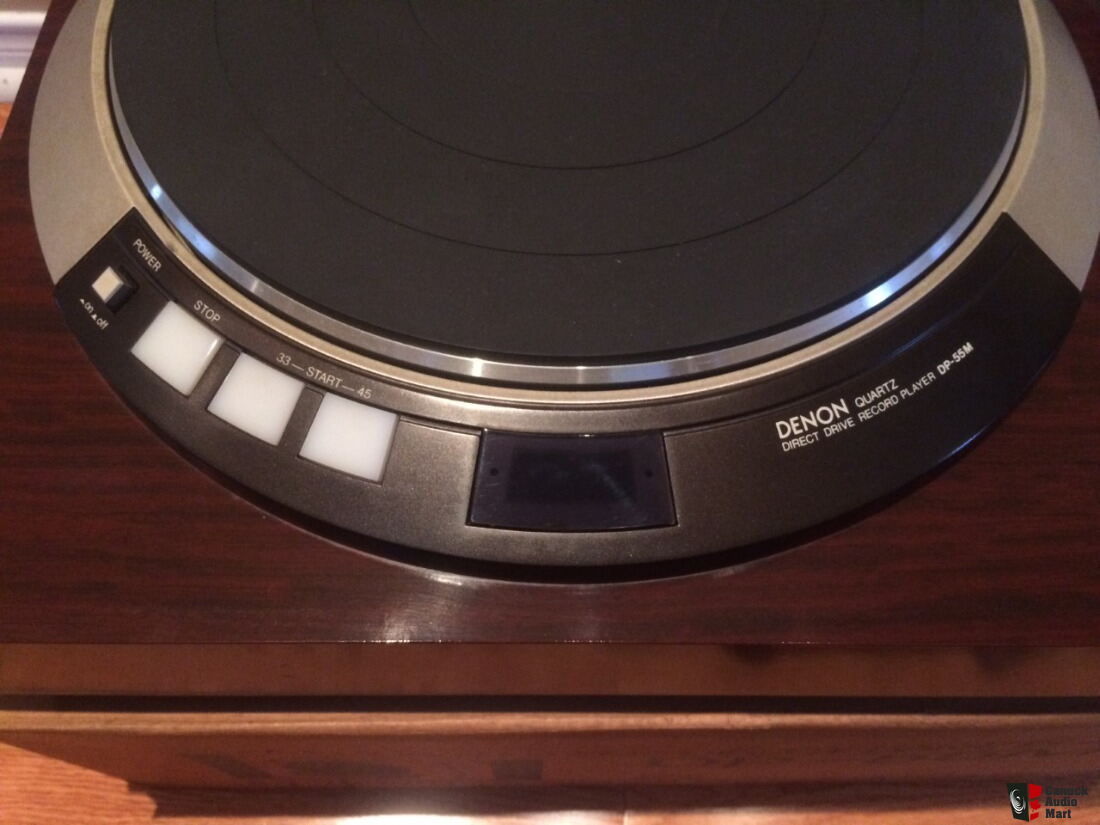 Denon DP-55M Direct Drive Quartz Lock turntable with original box