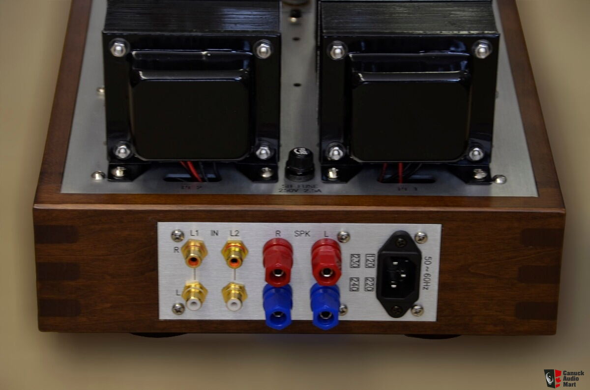 FLUXION AV-7B, Dual Mono 6C33C-B SE Tube Amplifier, 14 Watts / Channel ...