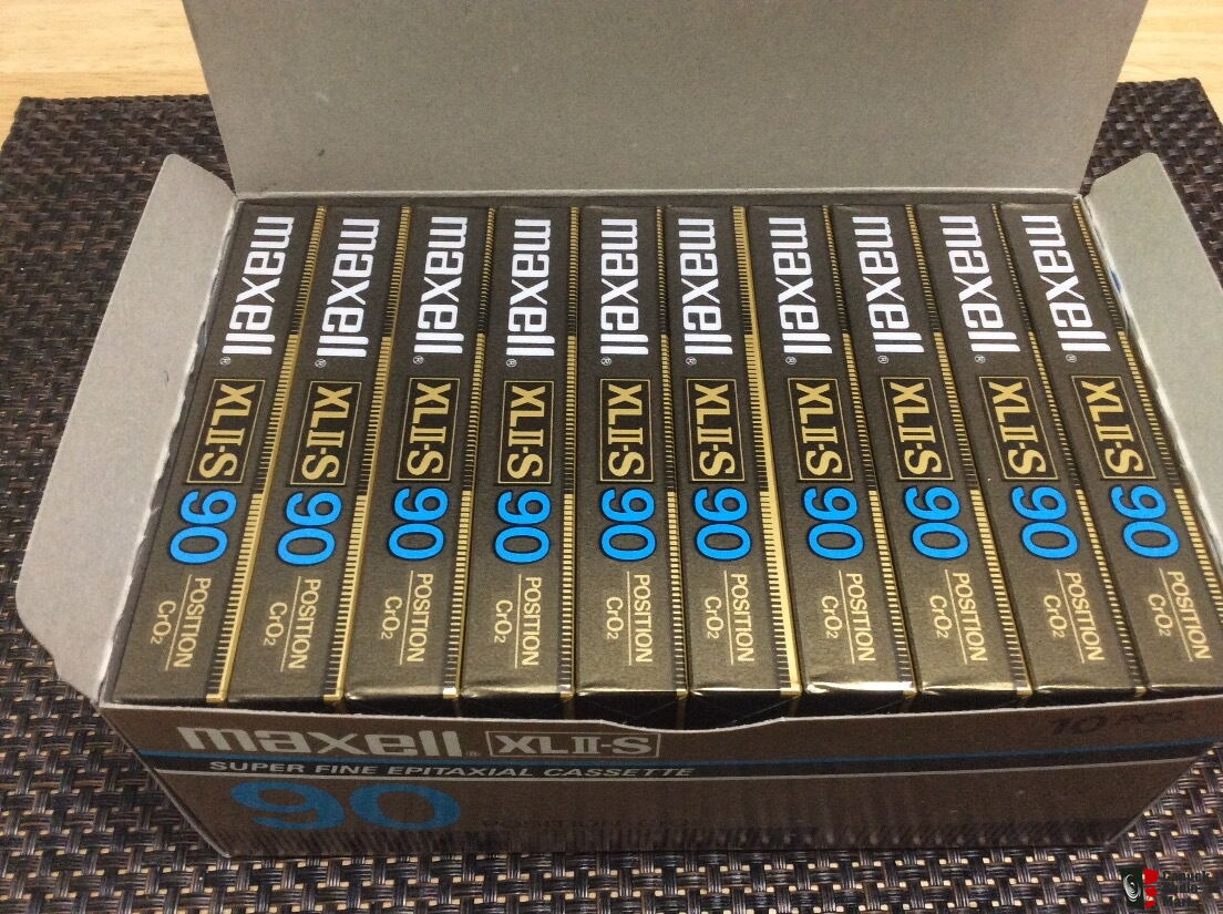 Maxell XLII-S Cassette tapes Box of 10 NEW and SEALED!!! Photo