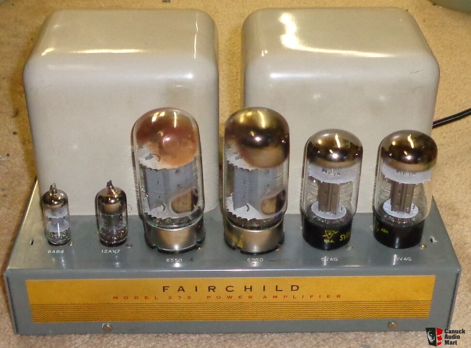 Fairchild Model 275 Monoblock Vacuum Tube Power Amplifier Photo 