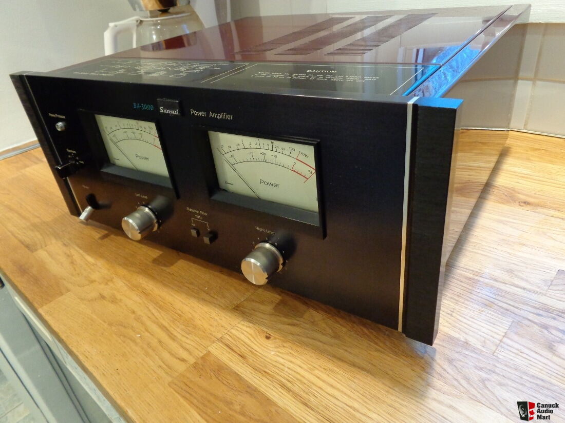 RARE Sansui BA-3000 POWER Amplifier very nice and perfect working,i have 2 in stock, also a ca-3000