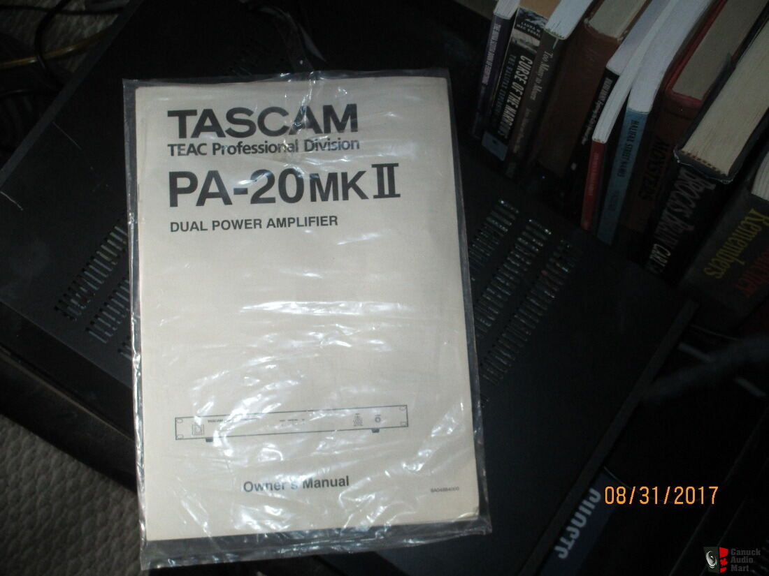 SOLD,SOLD, Tascam PA-20 mkii mono blocks or stereo amps + free