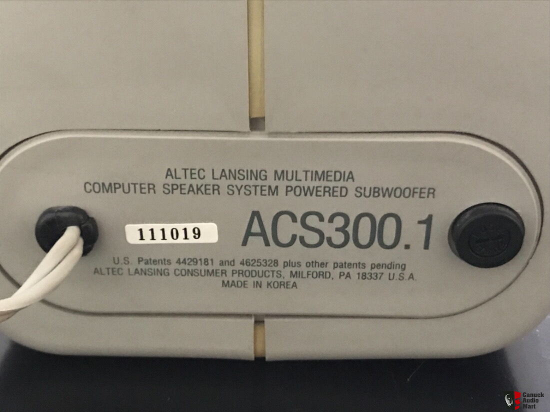 ALTECアルテックランシングACS300.1 PoweredSubwoofer - スピーカー